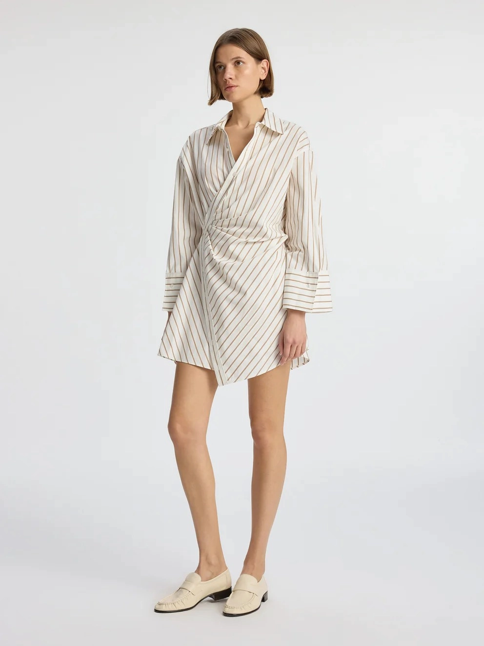 Madison ll Wrap Mini Dress Happy Fit