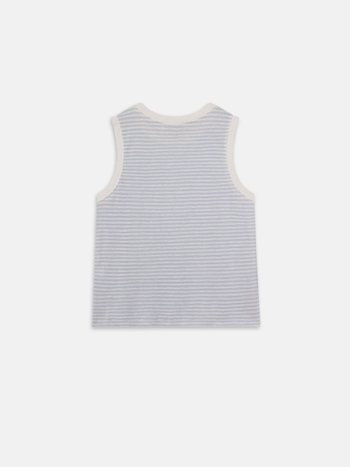 LoopwheelFabric Muscle Crew Tee