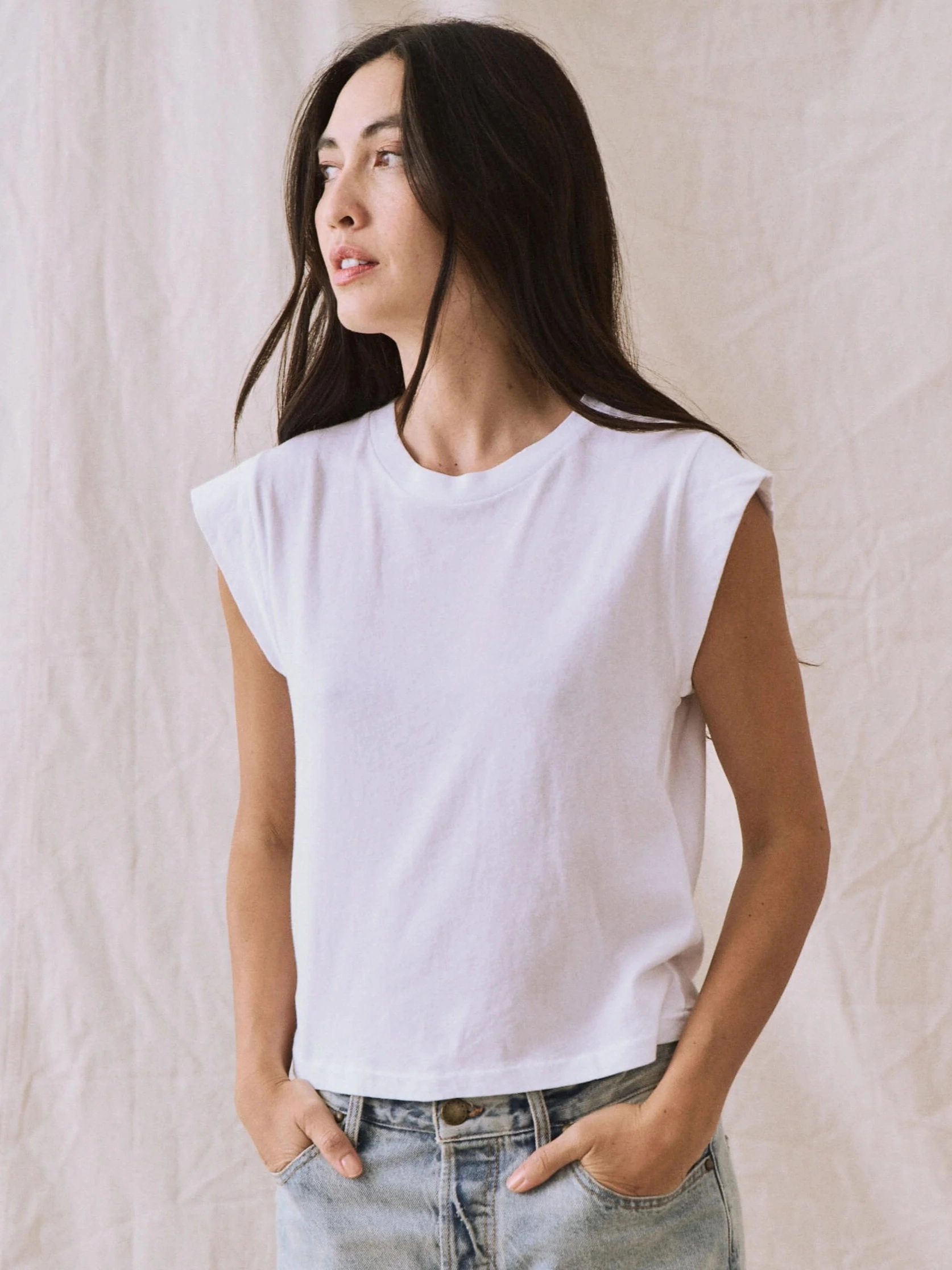 Recycled Polyester The Peak Shoulder Tee