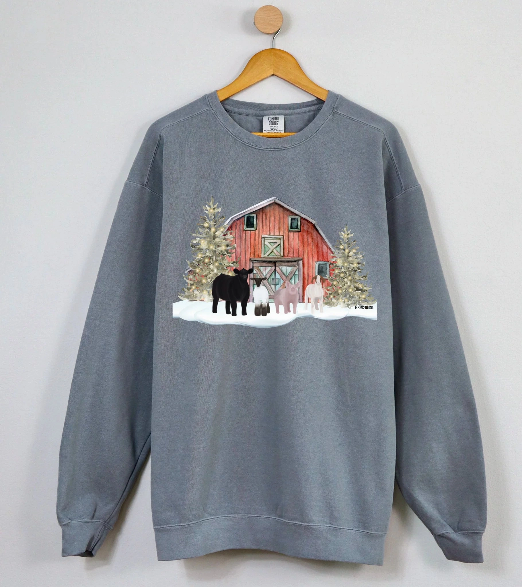 Christmas in the Barn Sweatshirt Urban Day