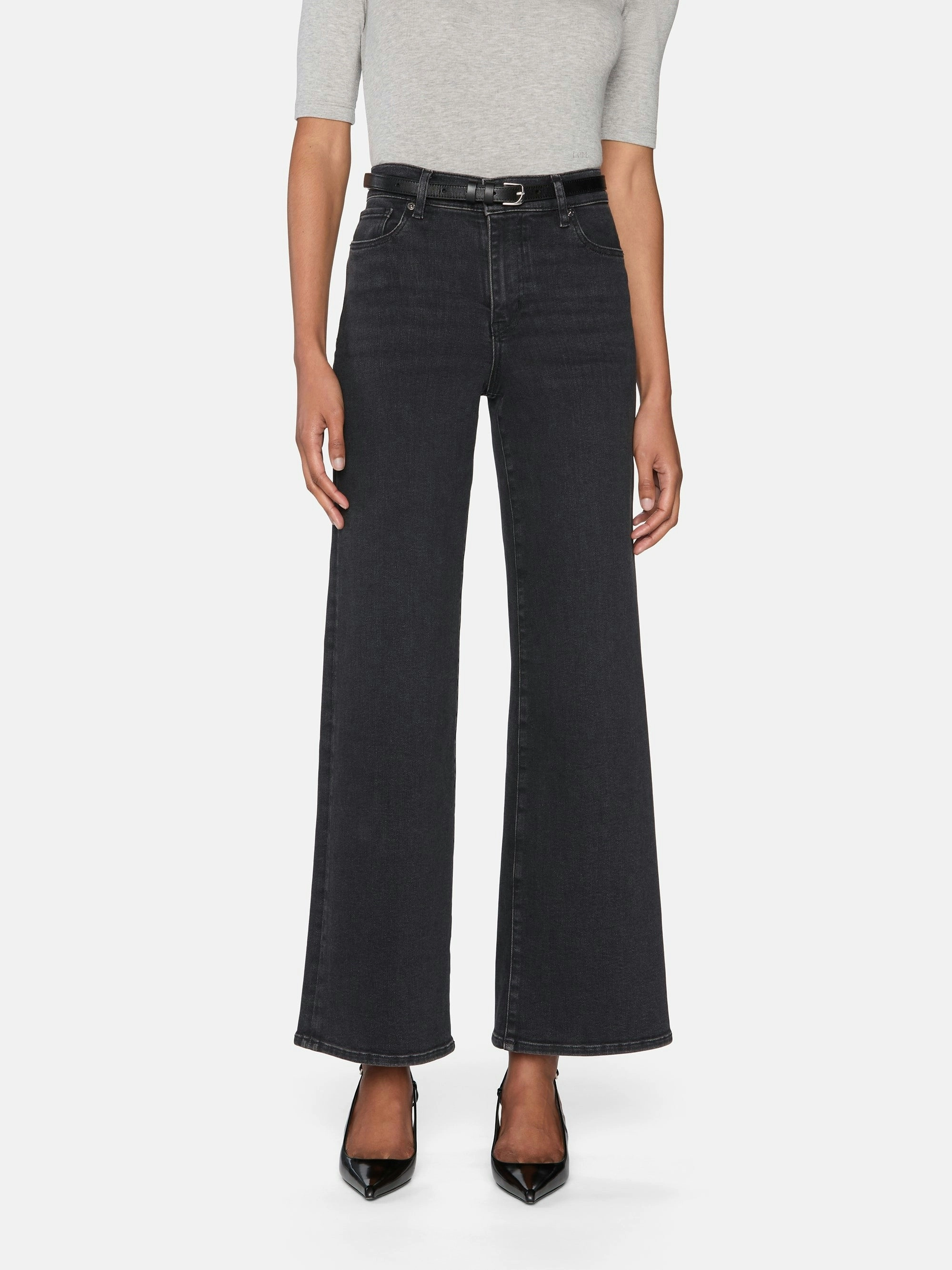 Le Slim Palazzo Vintage Inspired Weave Minimal Fit