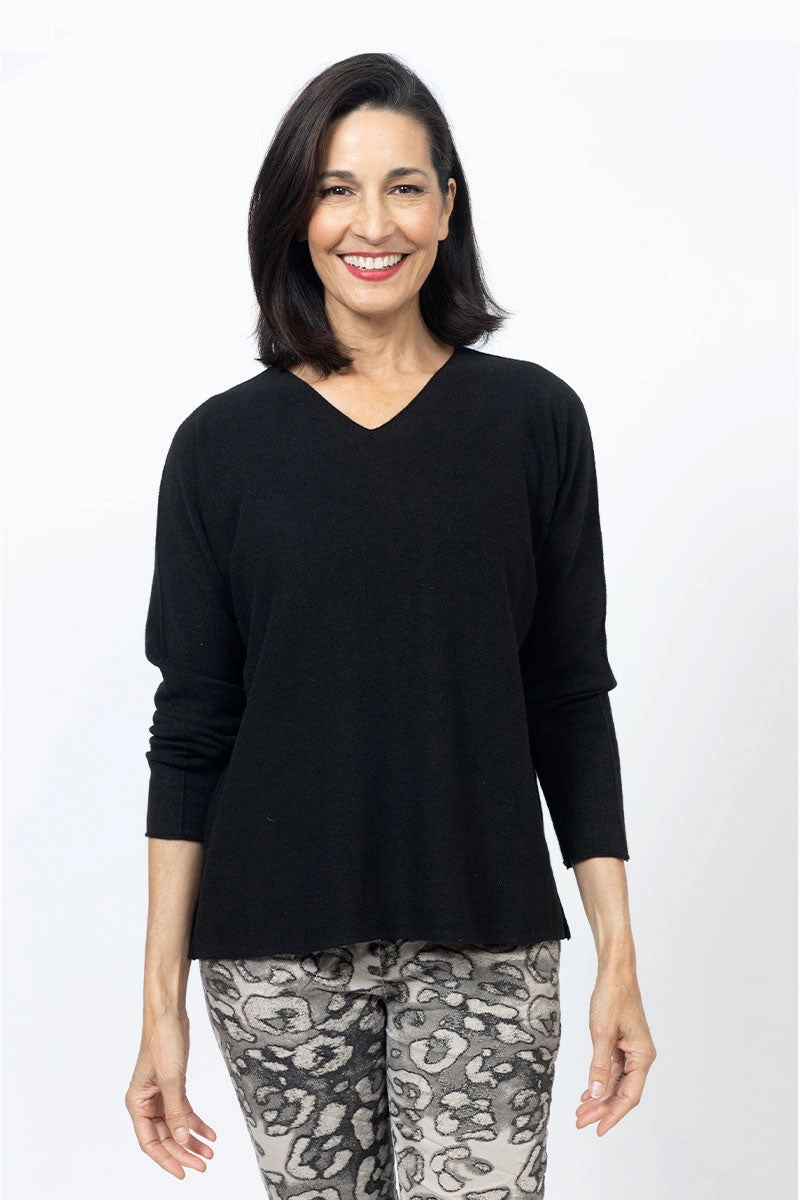 Perfect Design Fit Organic Rags V Neck Easy Knit