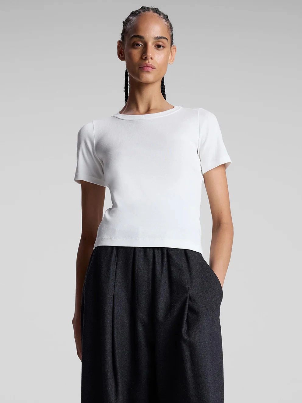 SlubTexture Breathable Linen Blend Paloma Tee