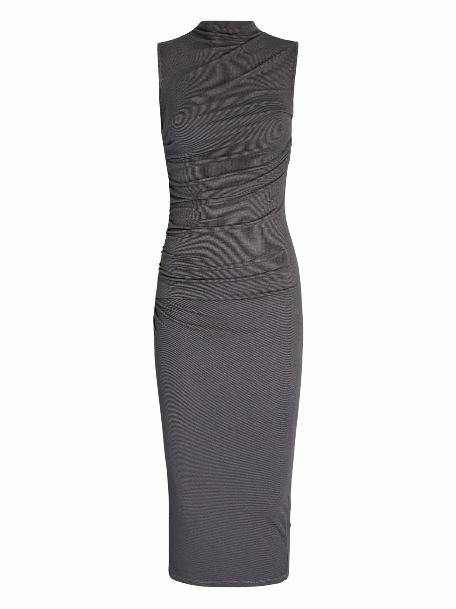 Silk Knit Sleeveless Twist Midi Dress Summer Air