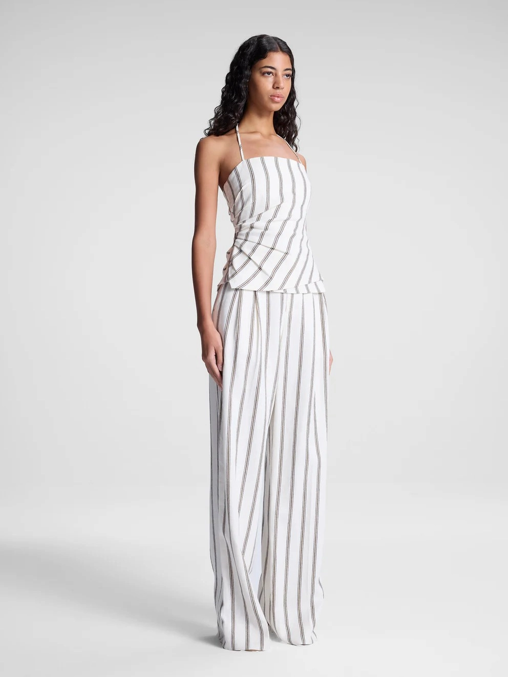 Charles Striped Linen Pant Soft Texture On The Go