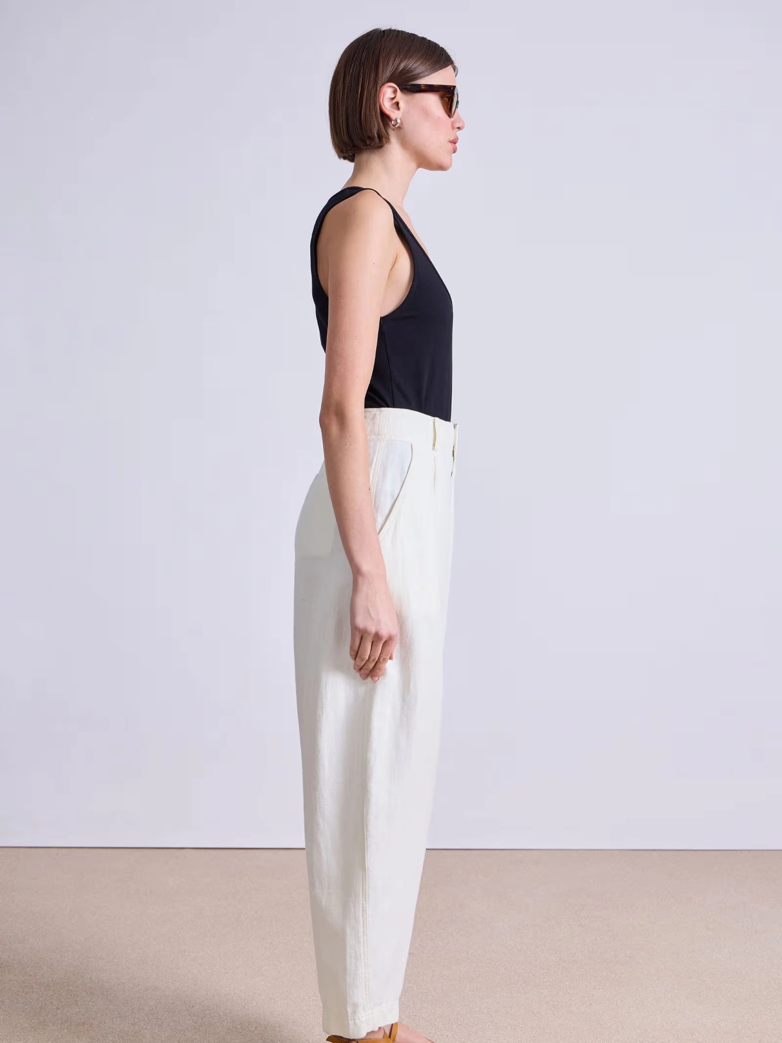 Comfort waistband Petite Bari Crop Trouser