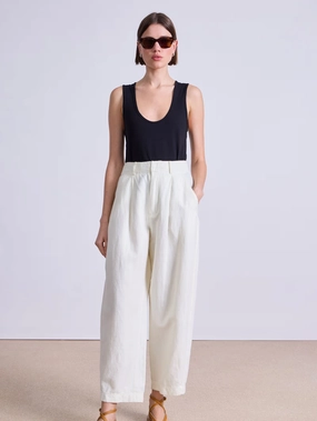 Simple and Cozy Petite Bari Crop Trouser