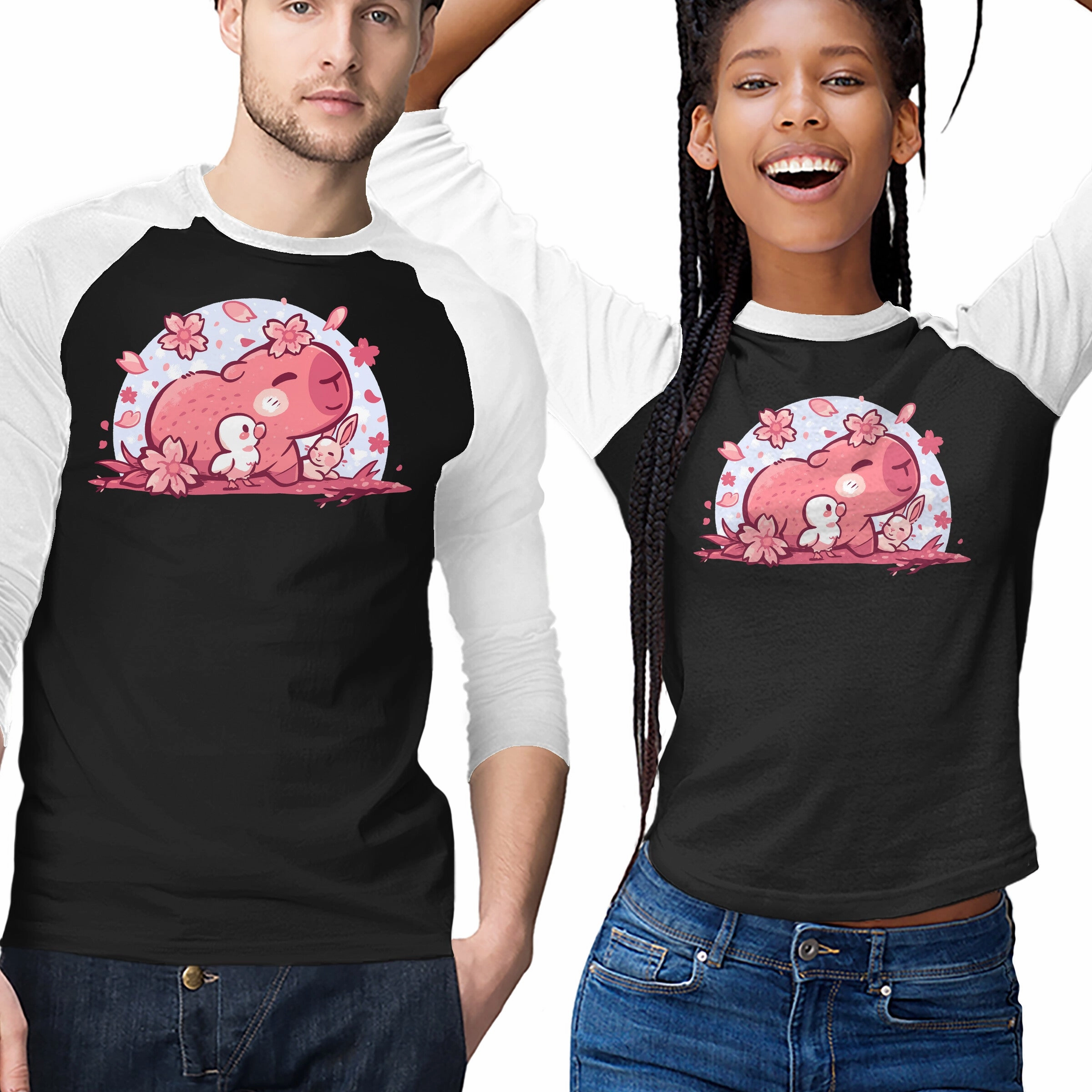 Pink Spring Friends Casual Style