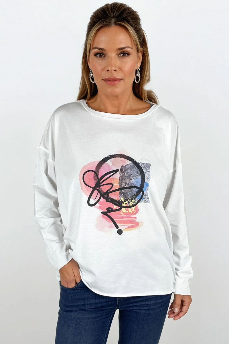 DurableStitching Soft Finish Planet Doodles Tee