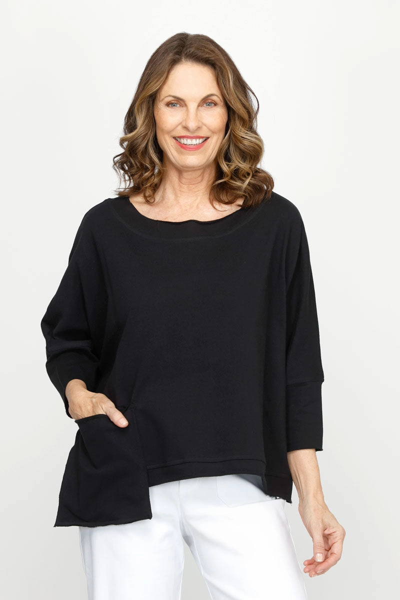 Fresh Look Soft Base Planet French Terry Drop Pocket Tee