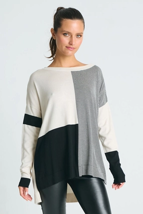 Chilly Day Style Planet Mod Graphic Sweater