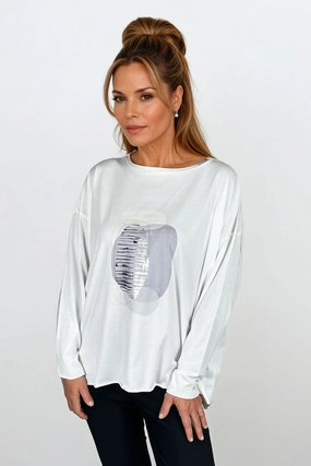 Cashmere combination Feminine Fit Planet Tranquility T