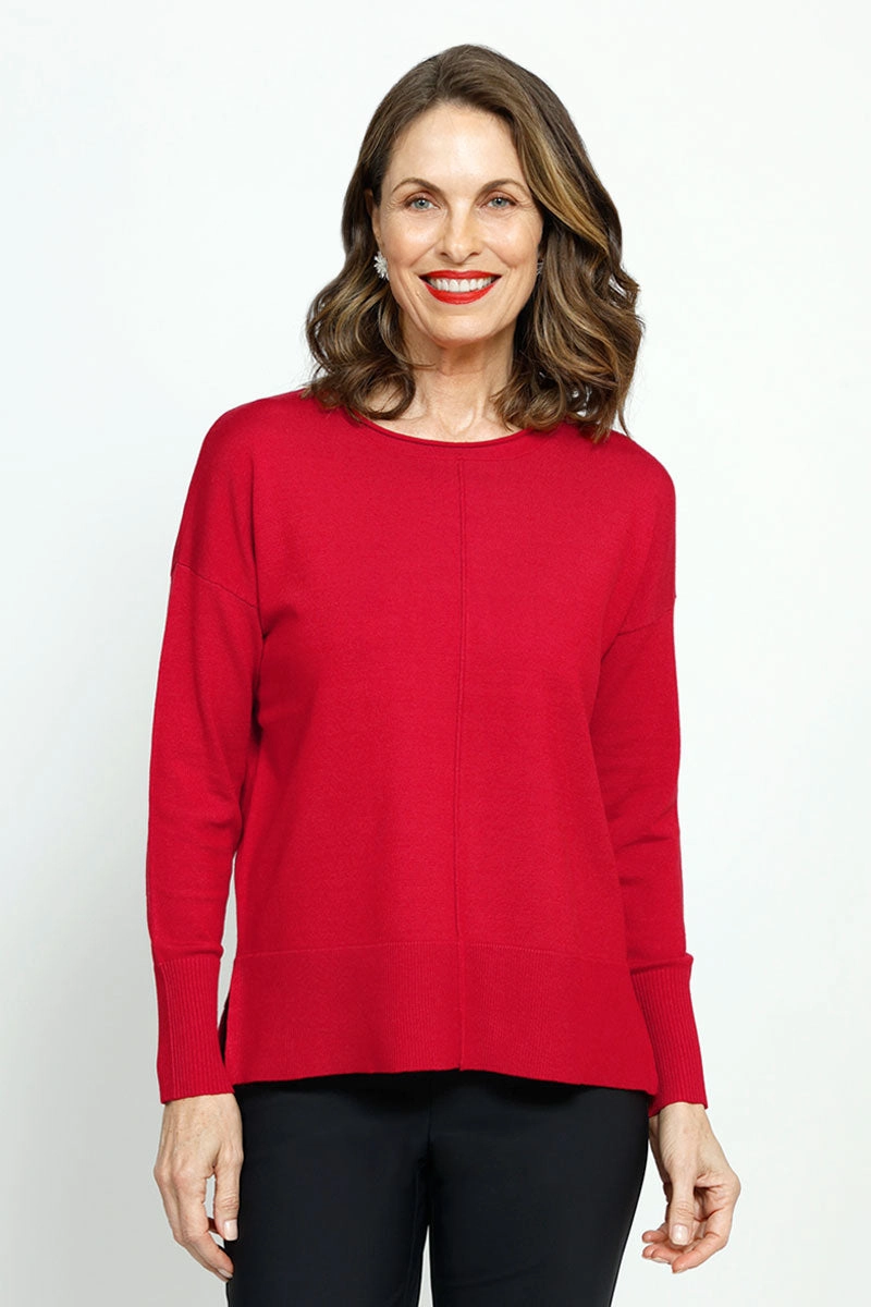 Allergen Free Processing Metric Pullover Seam Sweater