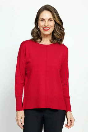 Allergen Free Processing Metric Pullover Seam Sweater