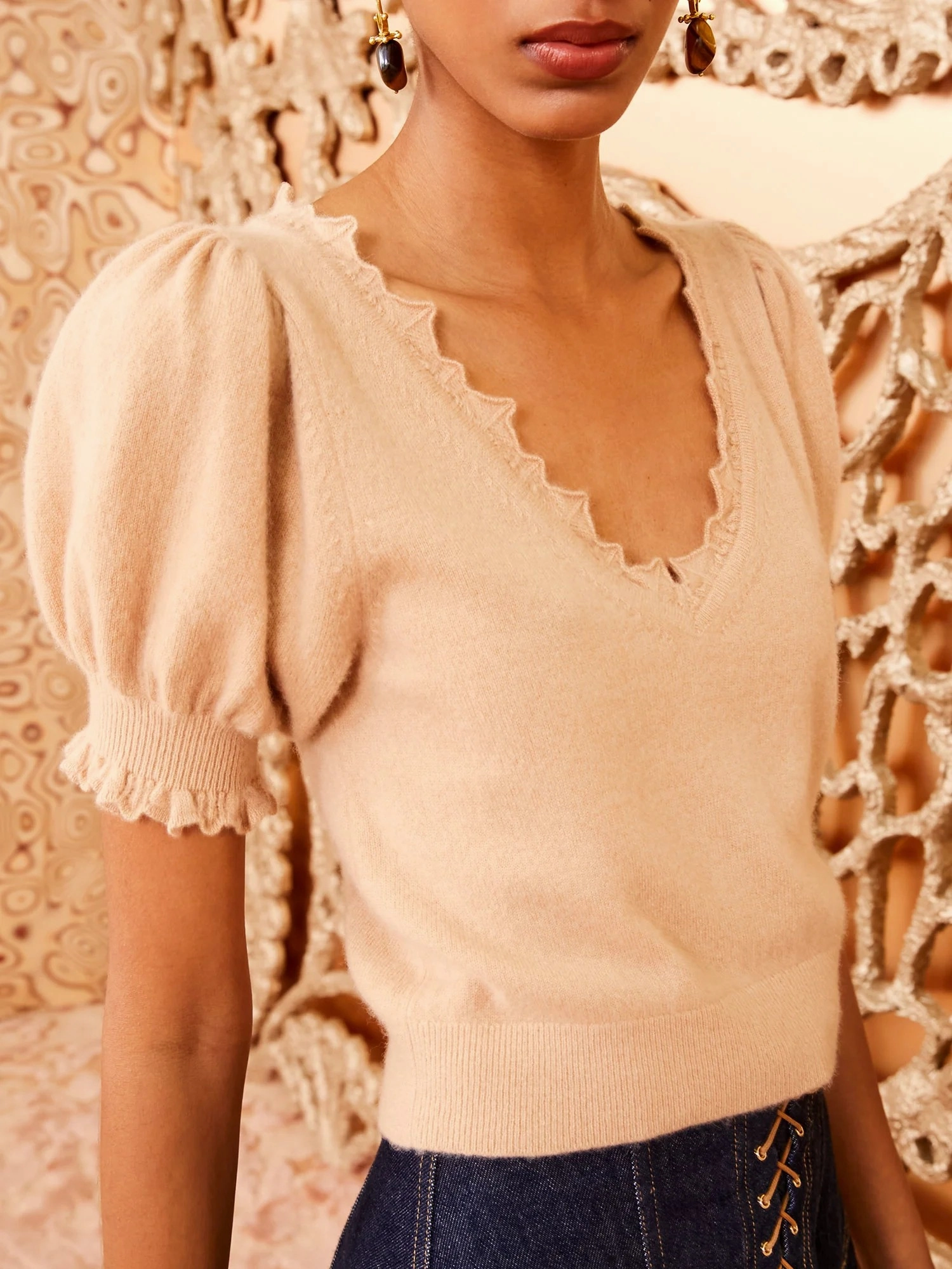 Polline Top Four Way Stretch Fabric