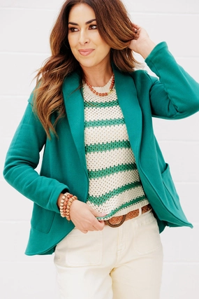 Smart Design Dual Pocket Cotton Blazer