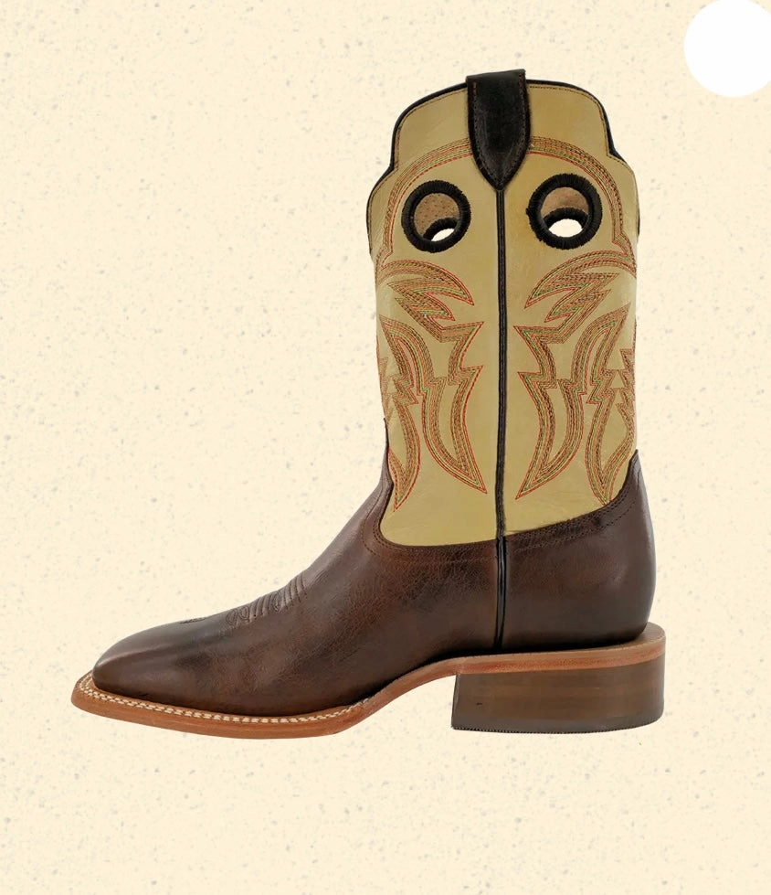 R. Watson Men??s Walnut Cowhide Boot Sharp Design Vibrant Trendy