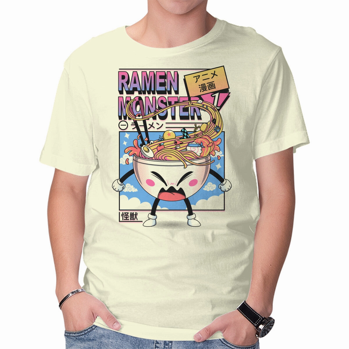 Ramen Manga Monster Perfect for Vacation Everyday Comfort Style