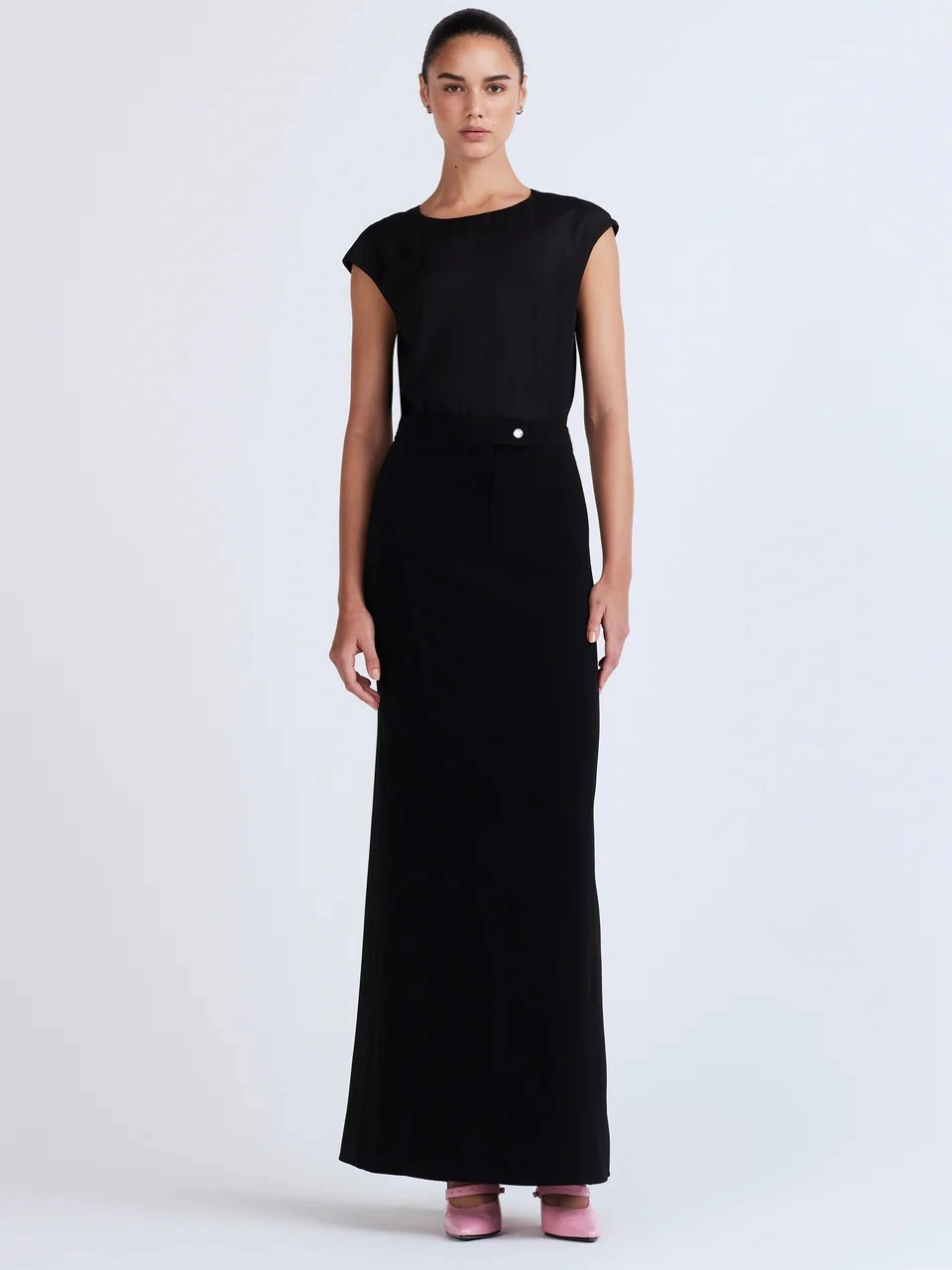 Hygienic Coating Raye Maxi Skirt