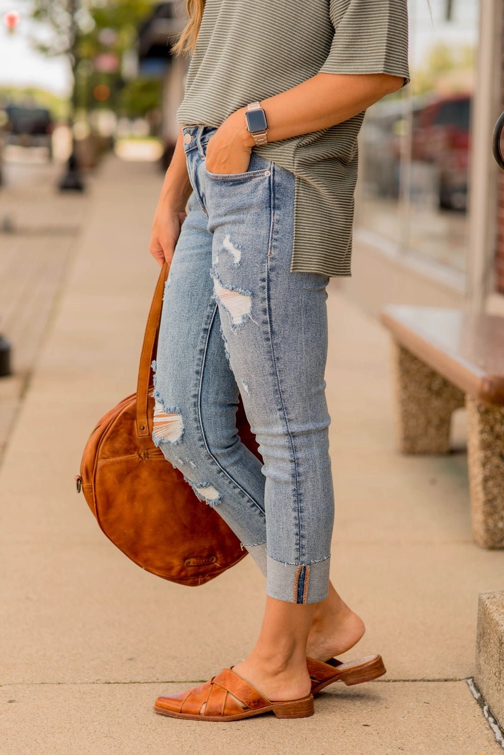 fresh feel Breathable Denim Ashlyn Denim Jeans