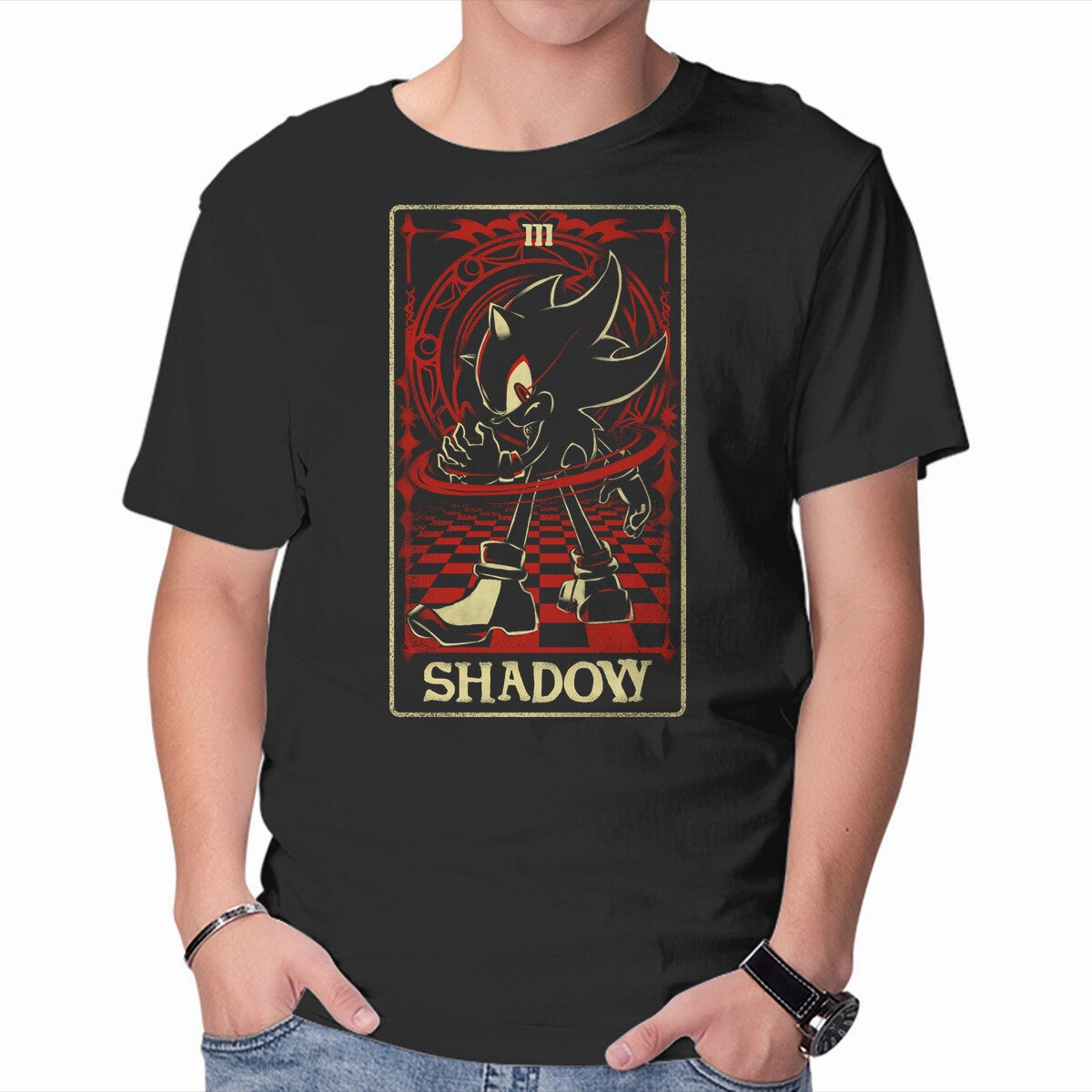 Shadow Tarot Card Pre Shrunk Cotton