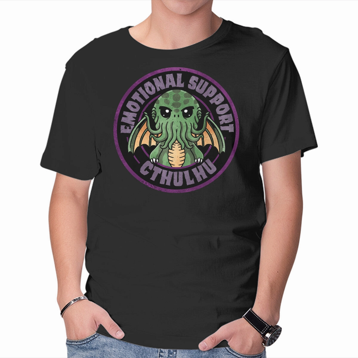 Emotional Support Cthulhu Anti Static Fabric Ultimate Fit