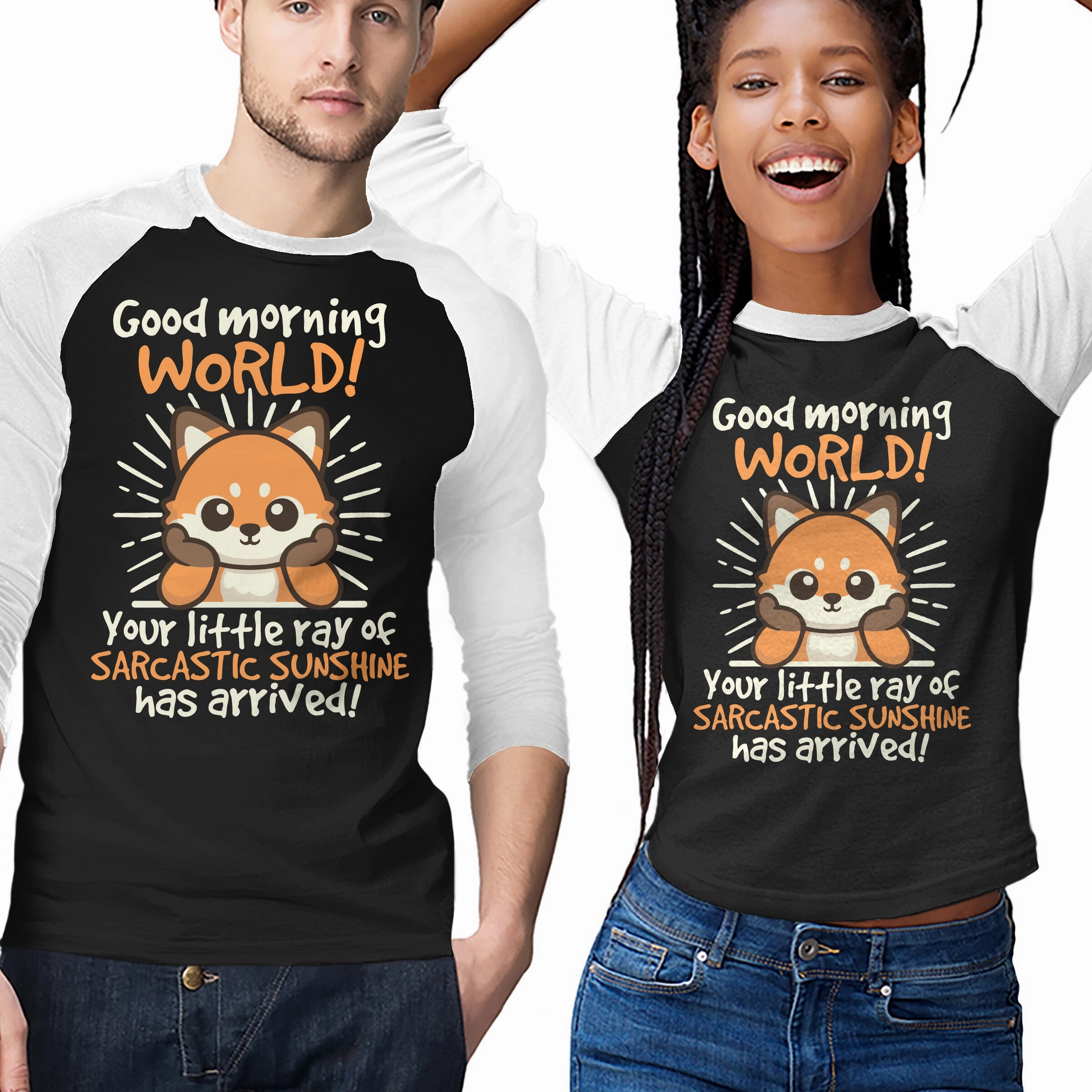 Zero Waste Production Comfy Layering Fox Sarcastic Sunshine