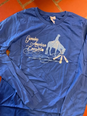 Cowgirl Trail Class Tee Textured Surface