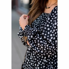 Sleek Volume Smart Fit Cheetah Party Fitted Bodice Dress