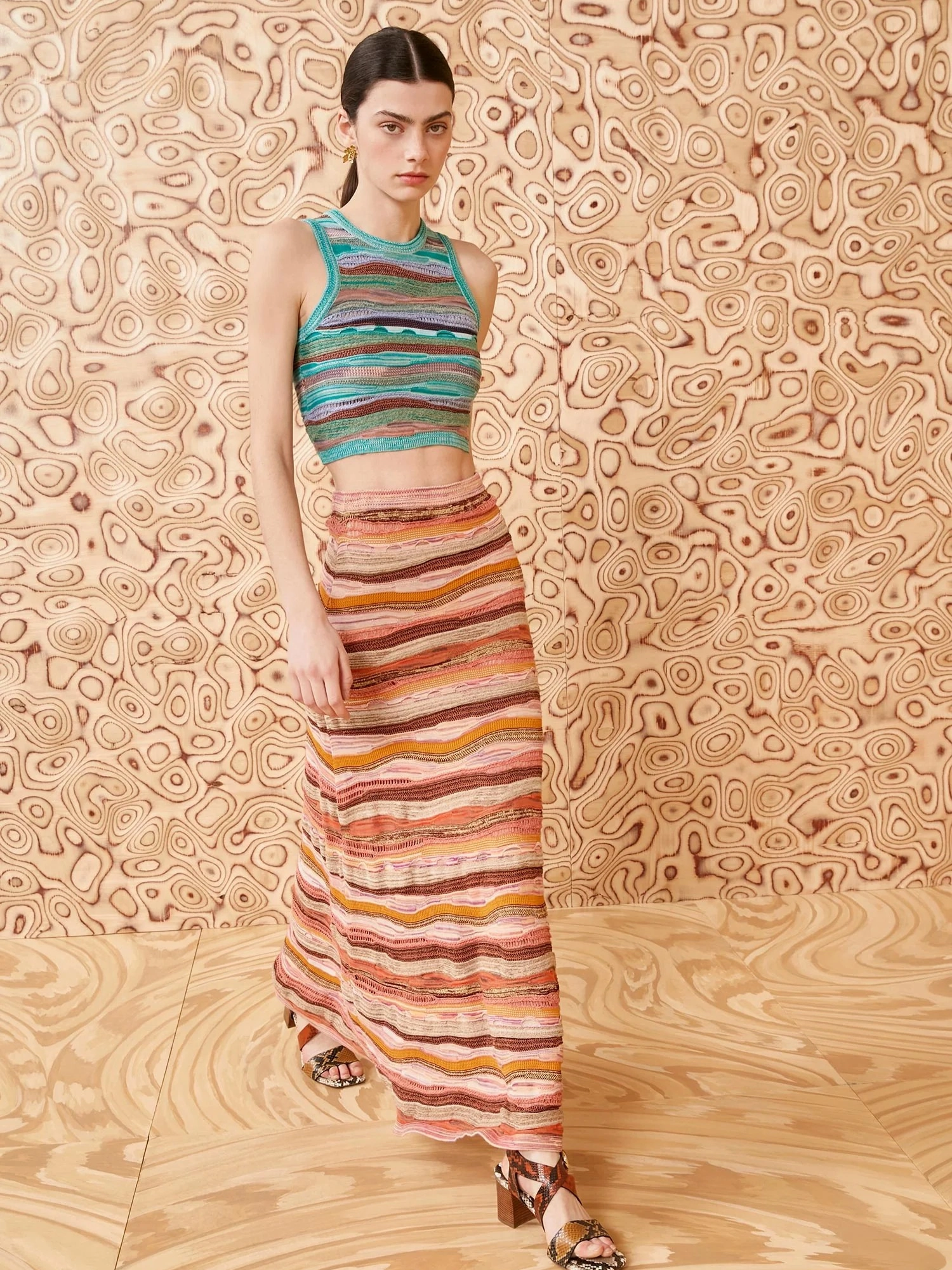 Push Button Closure Day Ready Rosen Skirt