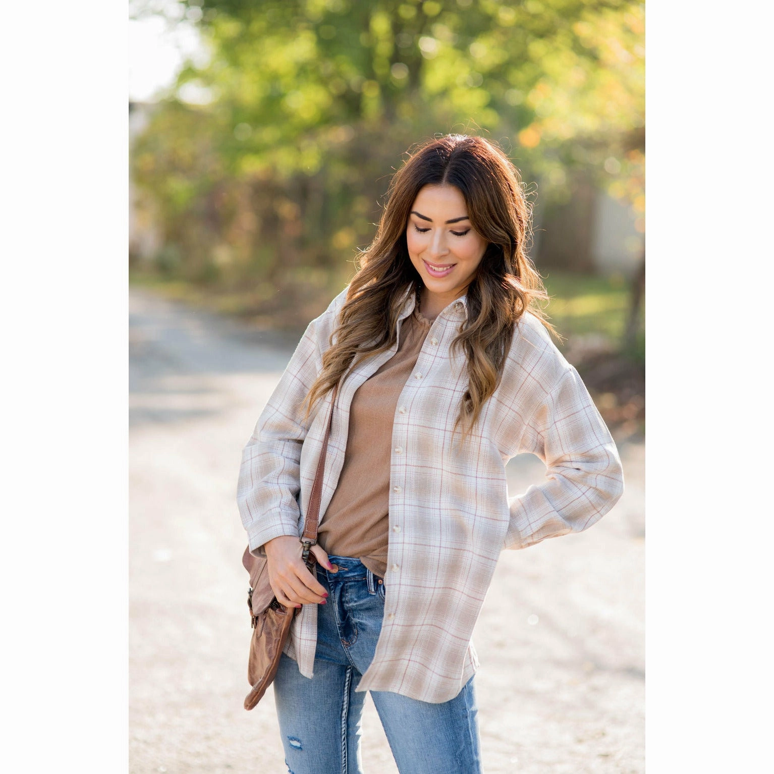 Layered Protection Taped Seam Construction Plaid Button Long Sleeve Flannel