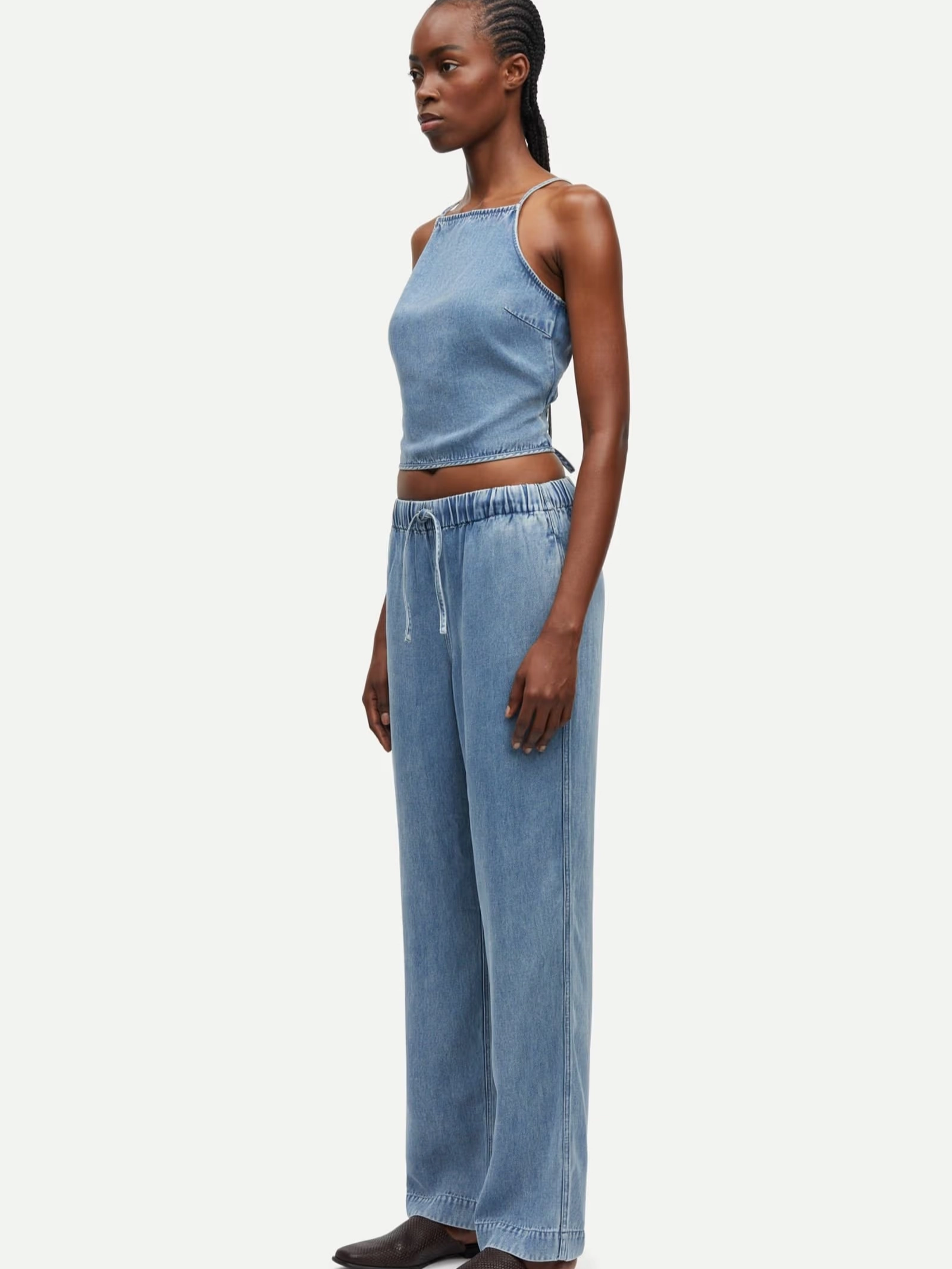 Sahoysa Trousers Ripstop Texture Perfect Shape