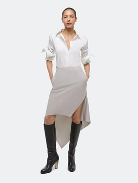 Scarf Hem Skirt Flared hem