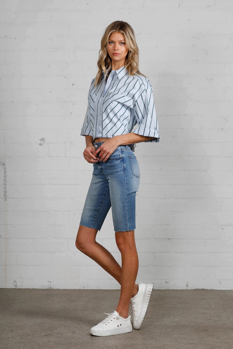 Slim Fit Design RipstopMaterial Serena Bike Shorts