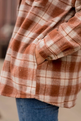 LightweightConstruction Game Day Ready Plaid Shacket