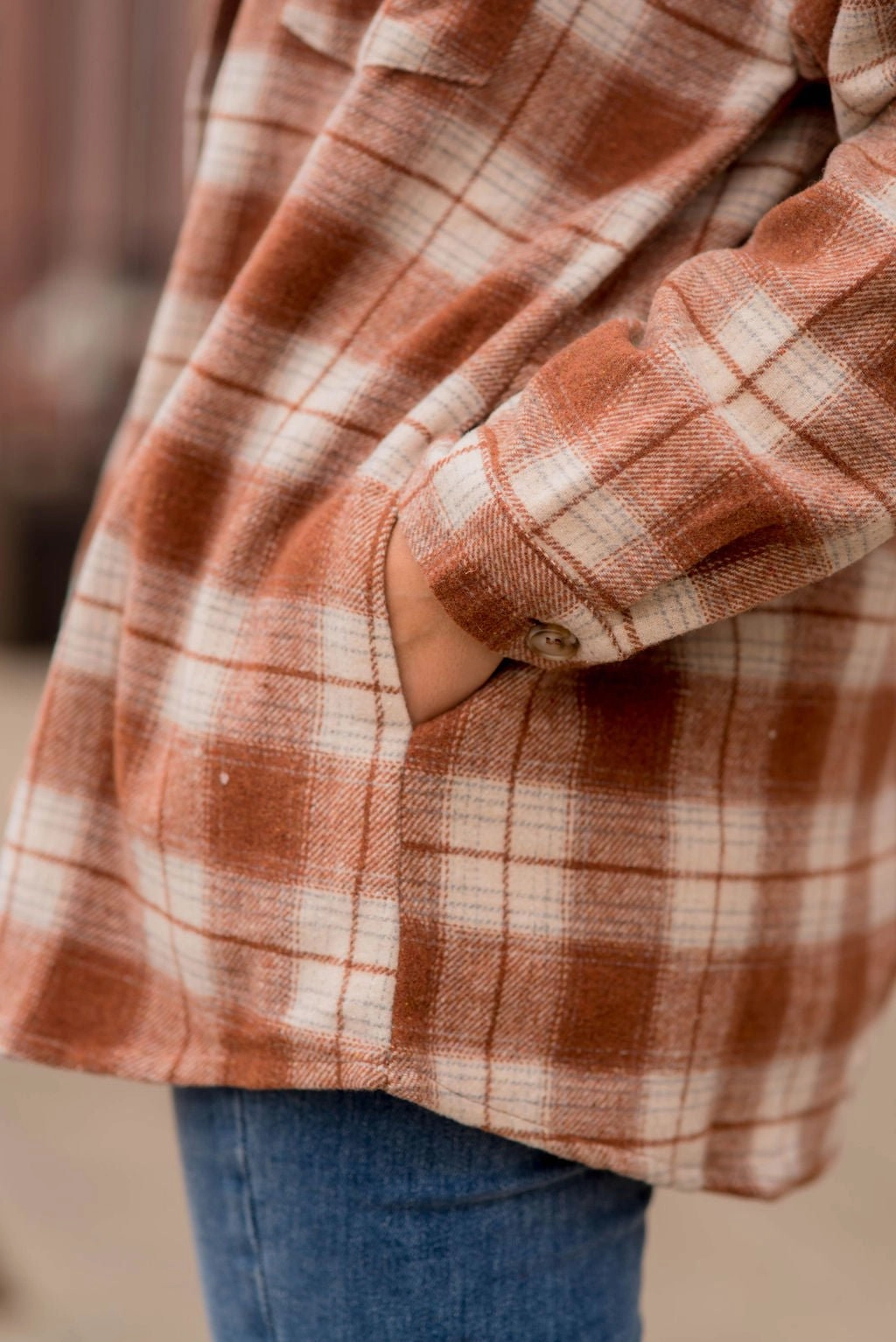 Game Day Ready Plaid Shacket All Year