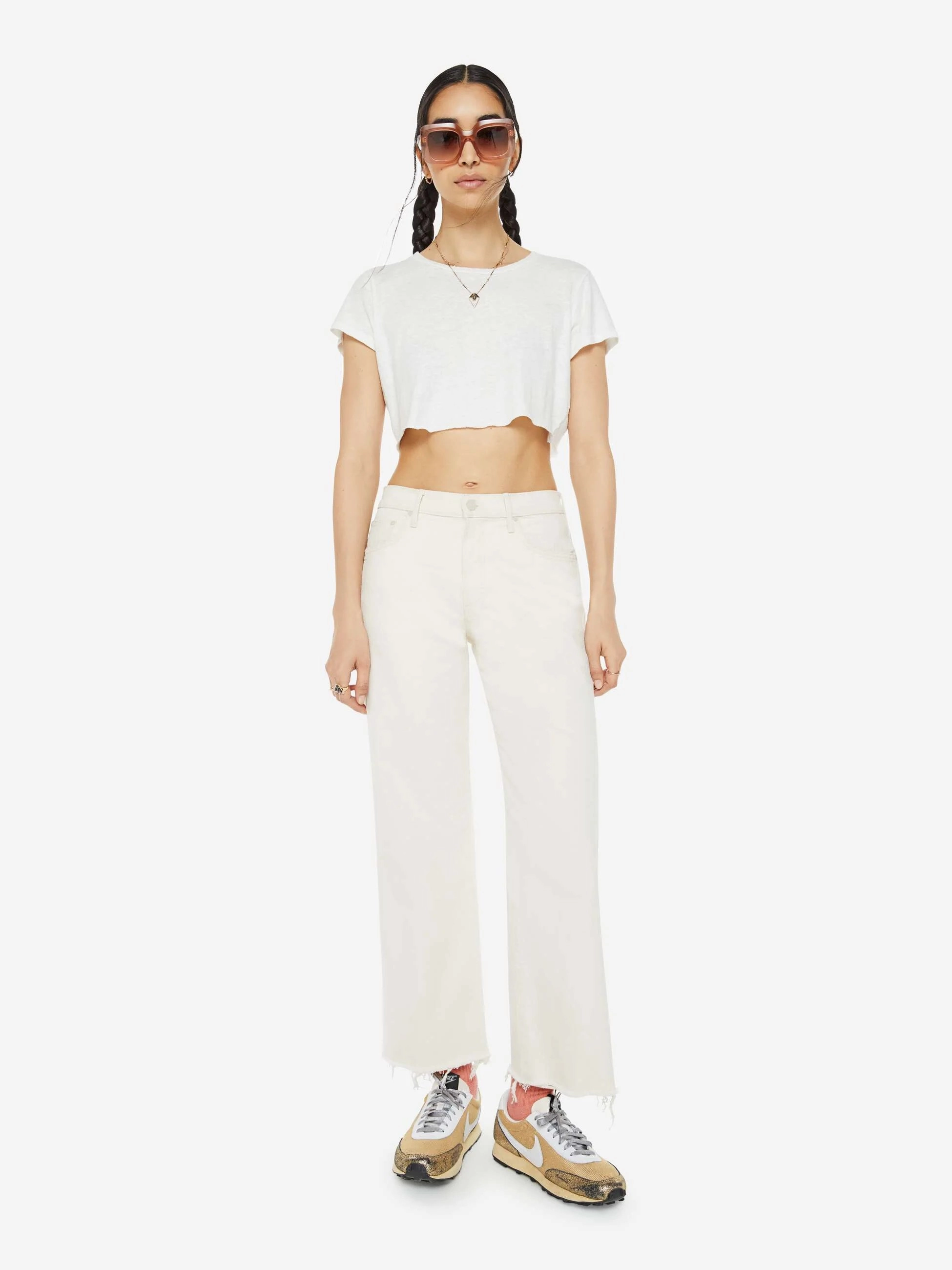 The Mid Rise Maven Ankle Fray Timeless Wear