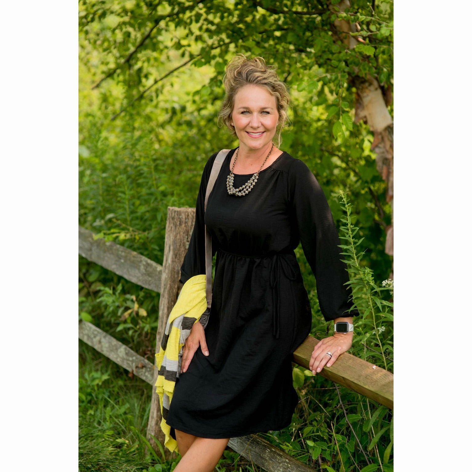 All-Purpose Wear Side Tie Dress