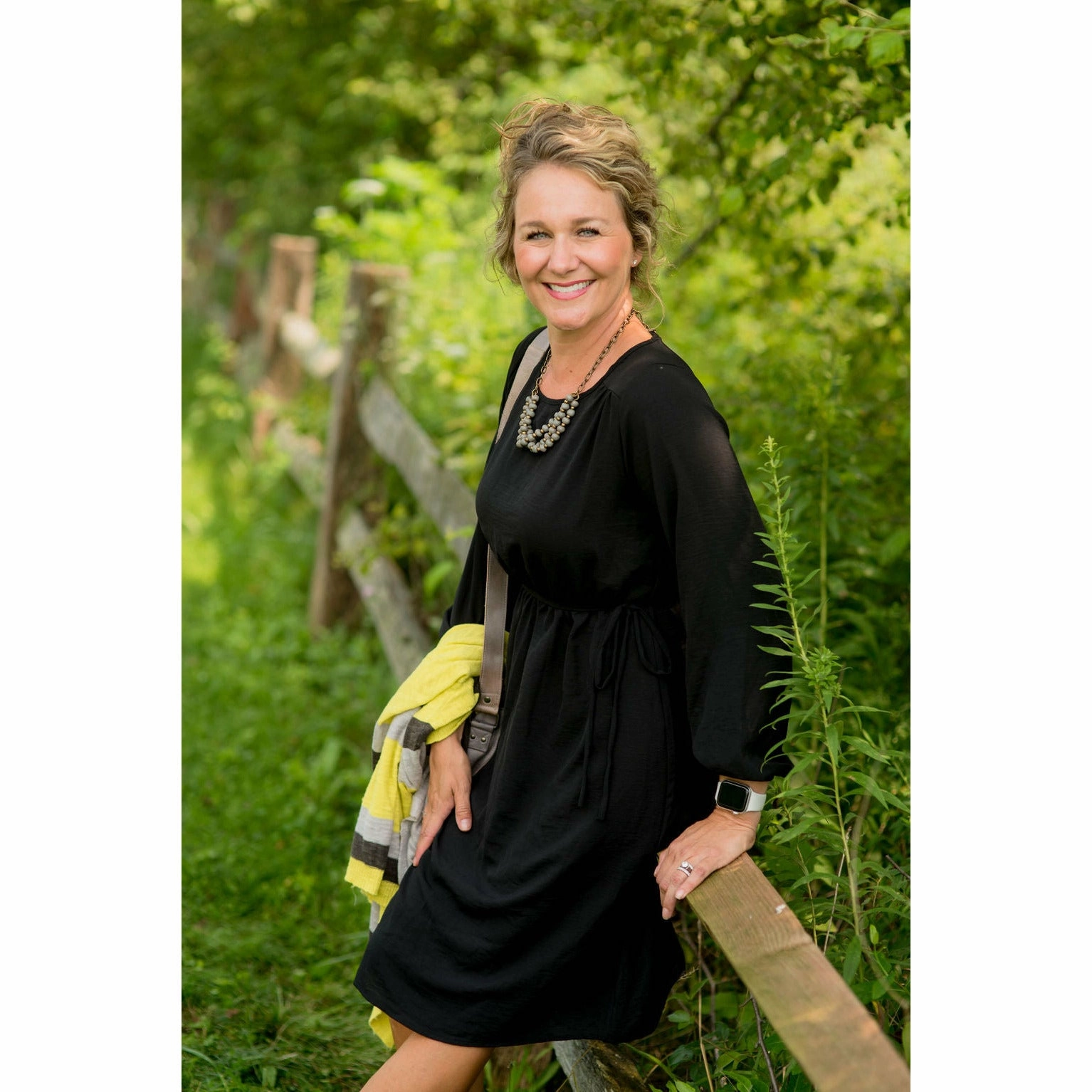 Morning Glow Side Tie Dress