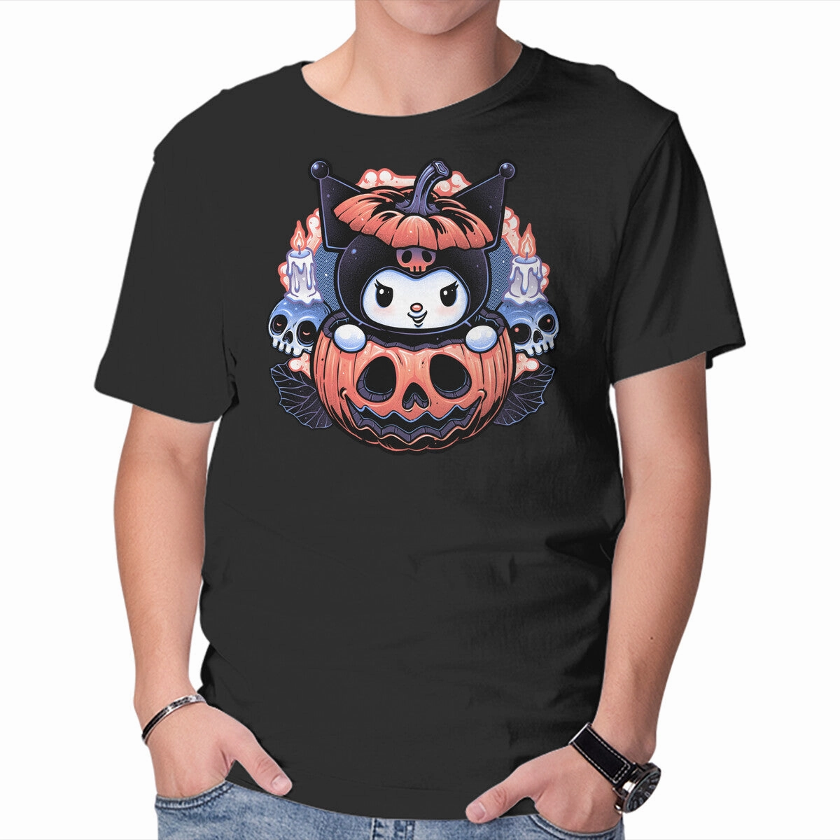 Cute Little Pumpkin Perfect For Relaxing Crew Neck Design