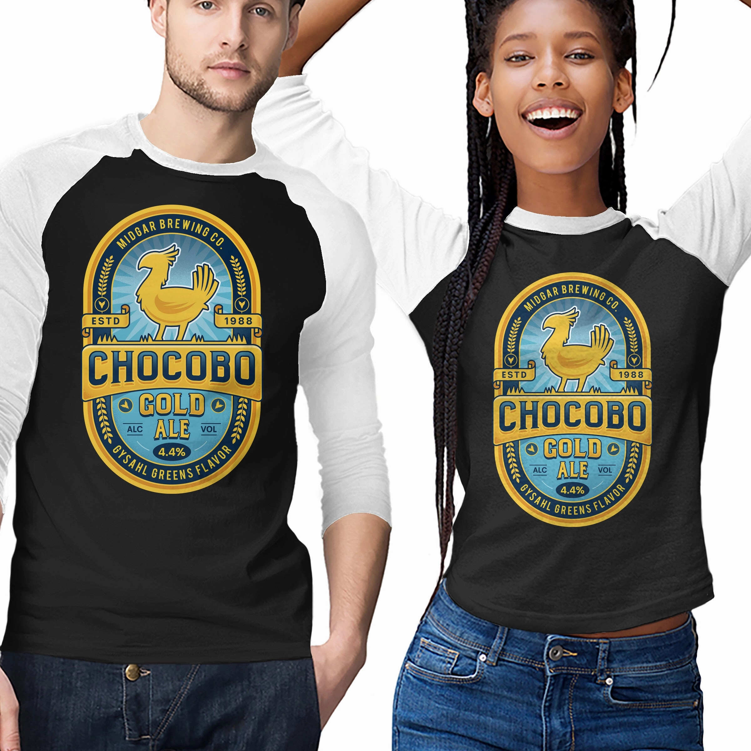 Chocobo Gold Beer Emblem Quick Fit Stretch Reinforced Collar