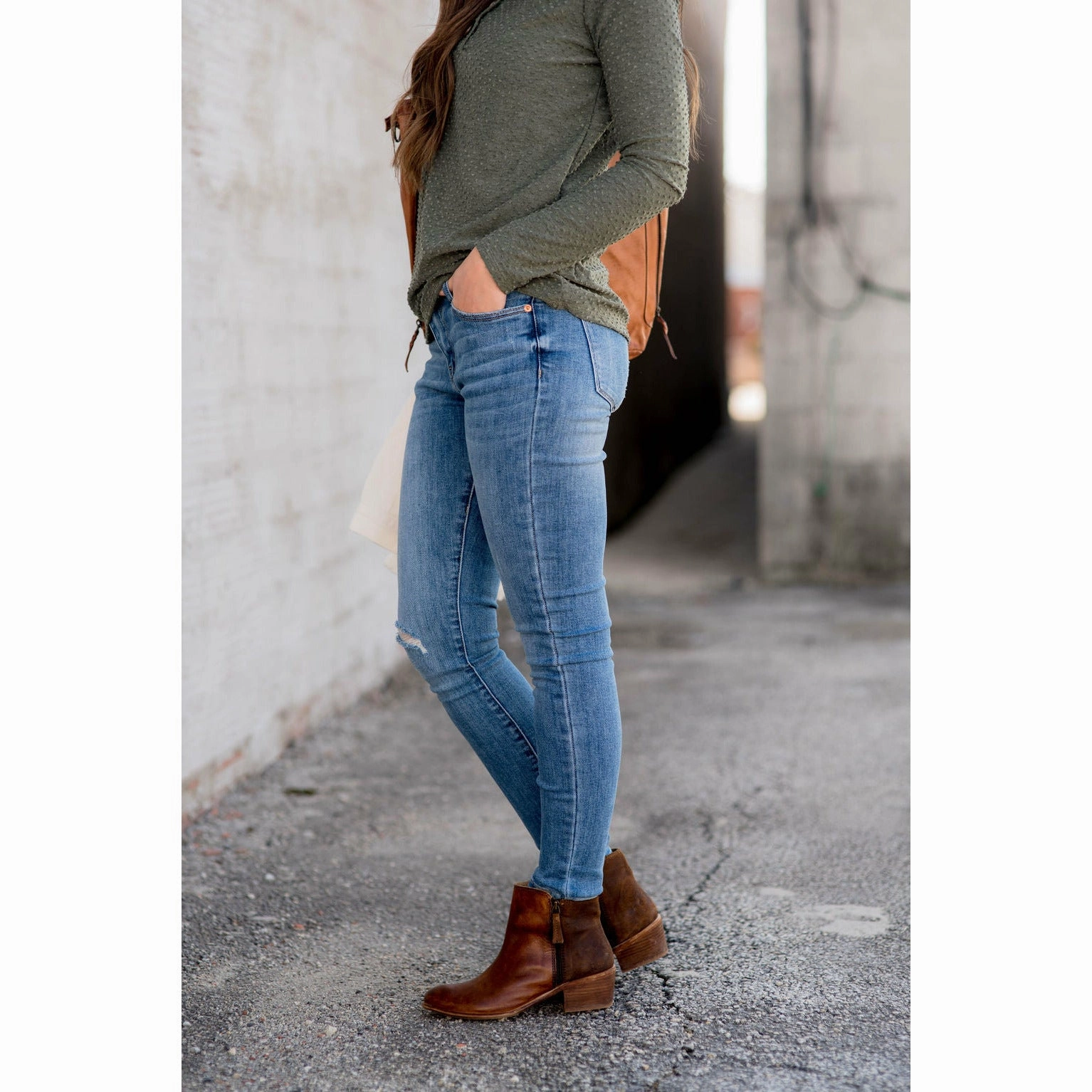 All Time Fit Contemporary Waistband Sheila Denim Jeans