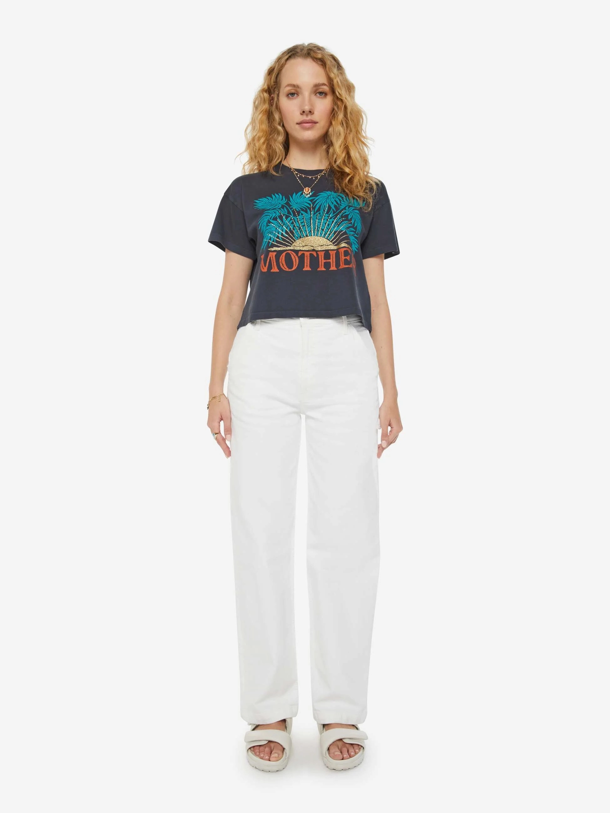 The Grab Bag Crop Tee Comfort Cushion Neckline