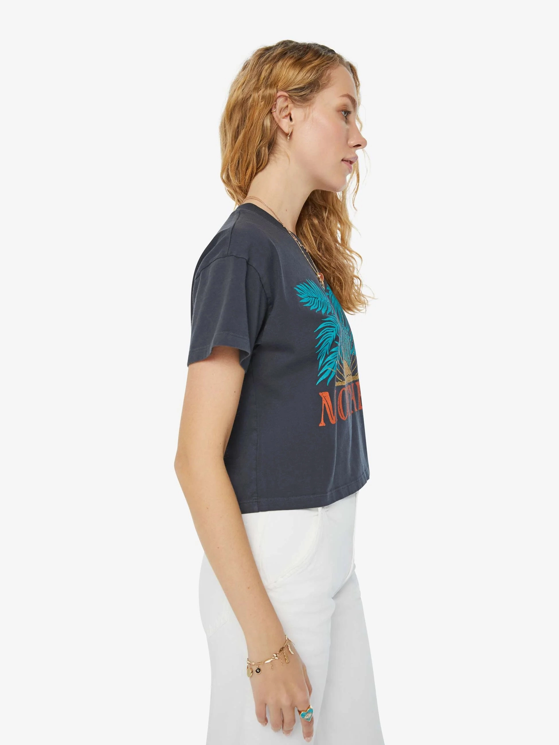 The Grab Bag Crop Tee WaterRepellent Finish