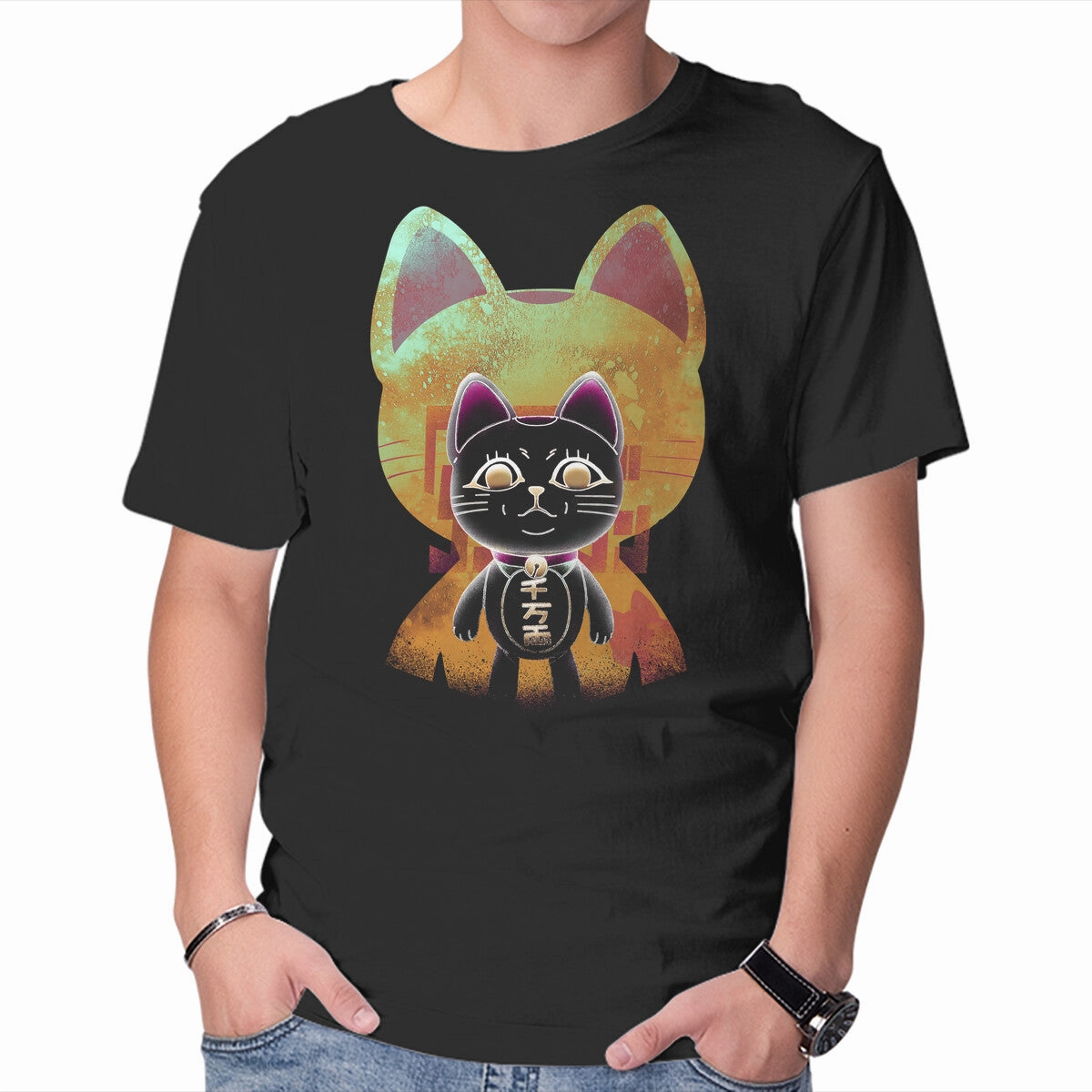 Negative Yokai Cat Quick Layer Fit