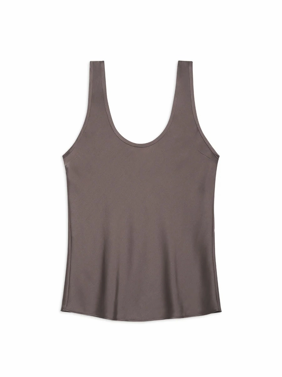 Low Profile Zipper Closure Lea Top