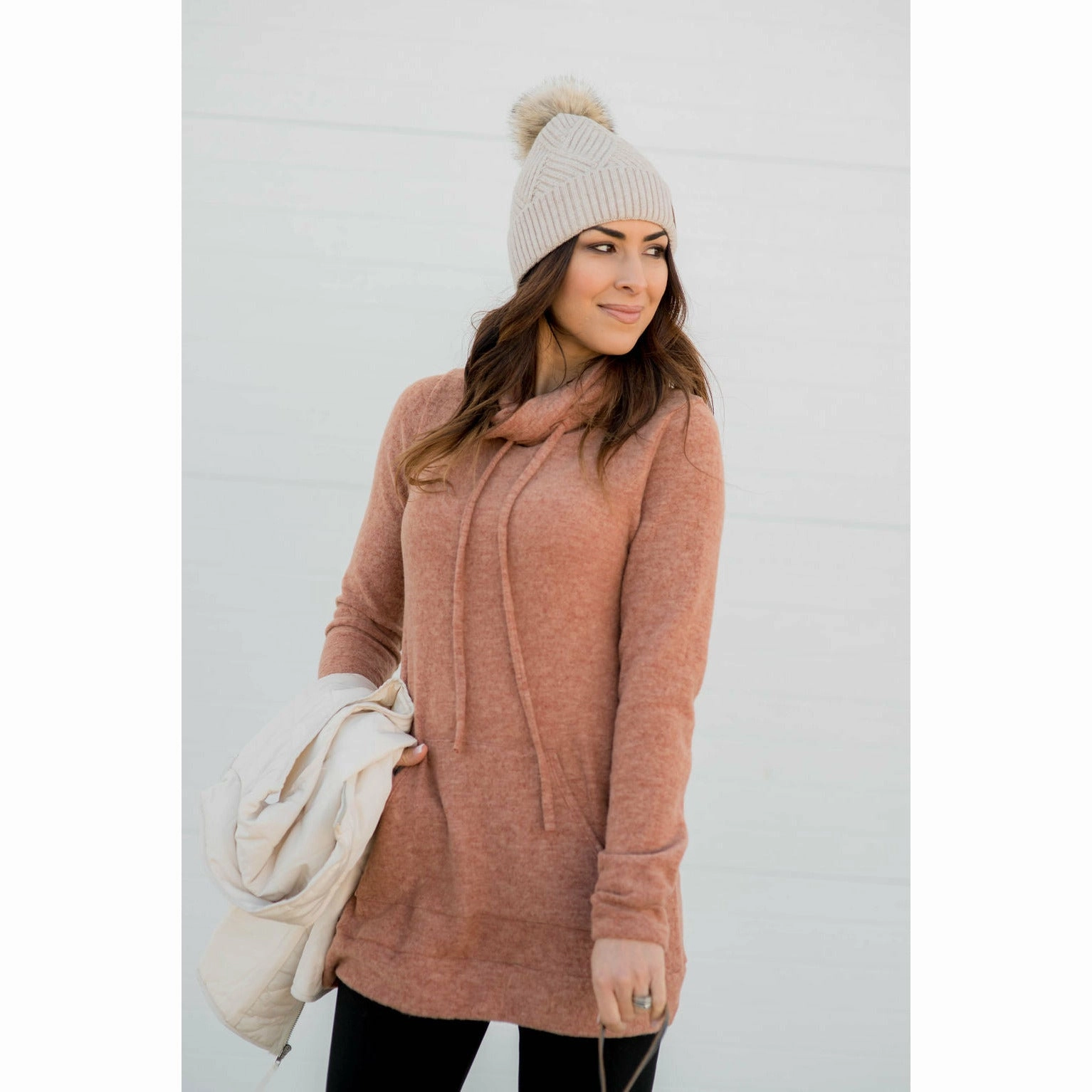 So Soft Cowl Neck Sweatshirt product tropical vibrancy