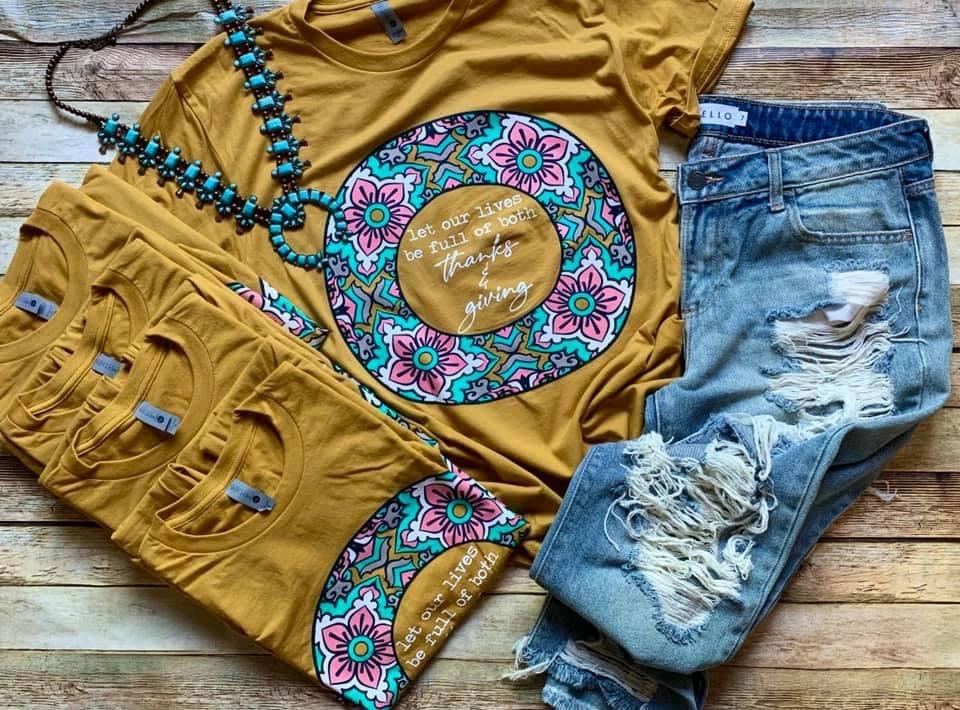 Thanks and Giving Tee Fashionable Layer