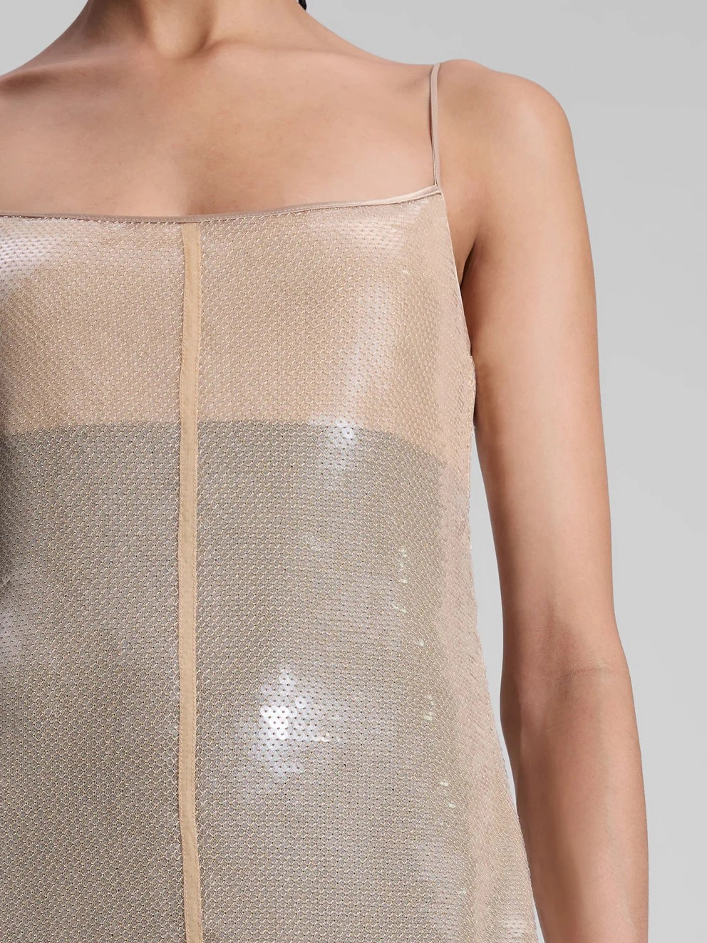 classic waist Danielle Sequin Embellished Midi Dress