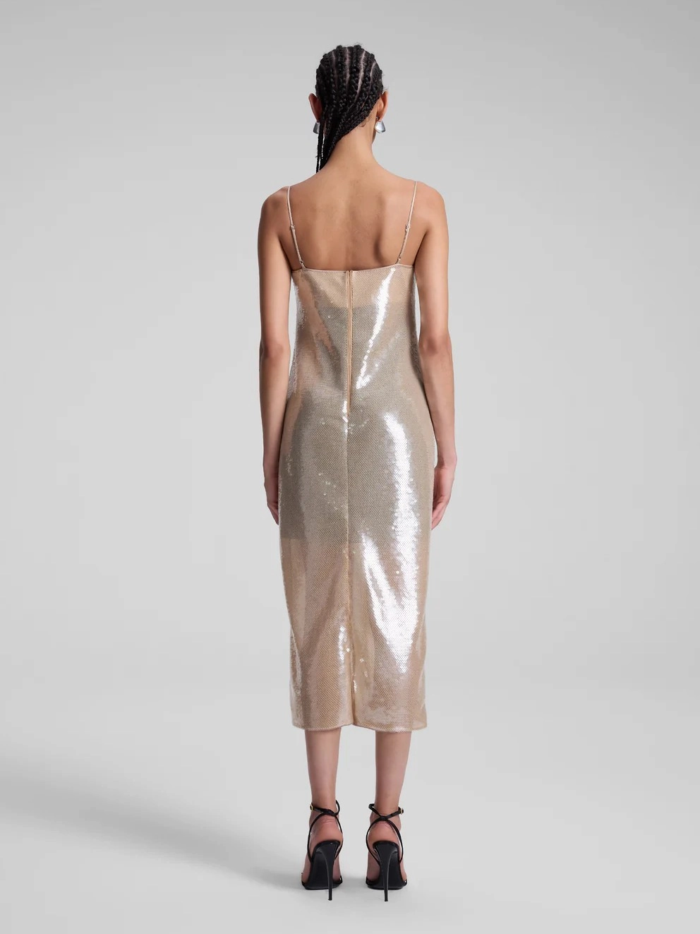 Style Ease Danielle Sequin Embellished Midi Dress